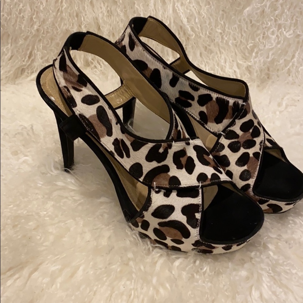 Diane vonFurstenberg leopard heels - NBW
